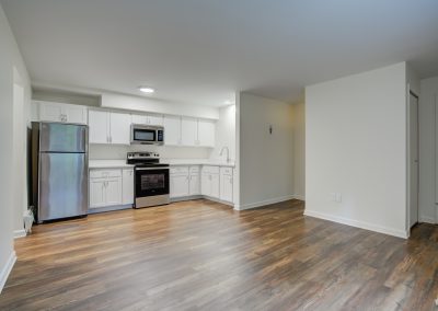 2br1ba 6 kitchen and living room